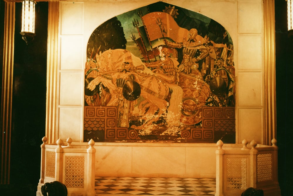The Triumphant Return of Rama, Sita, Lakshmana and Hanuman to Ayodhya from Lanka, Stefan Norblin, photo: Regional Museum in Stalowa Wola